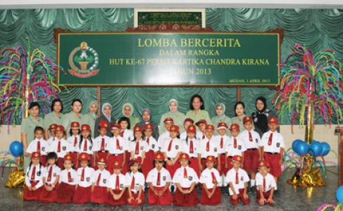 Persit KCK Daerah I/BB Gelar Story Telling